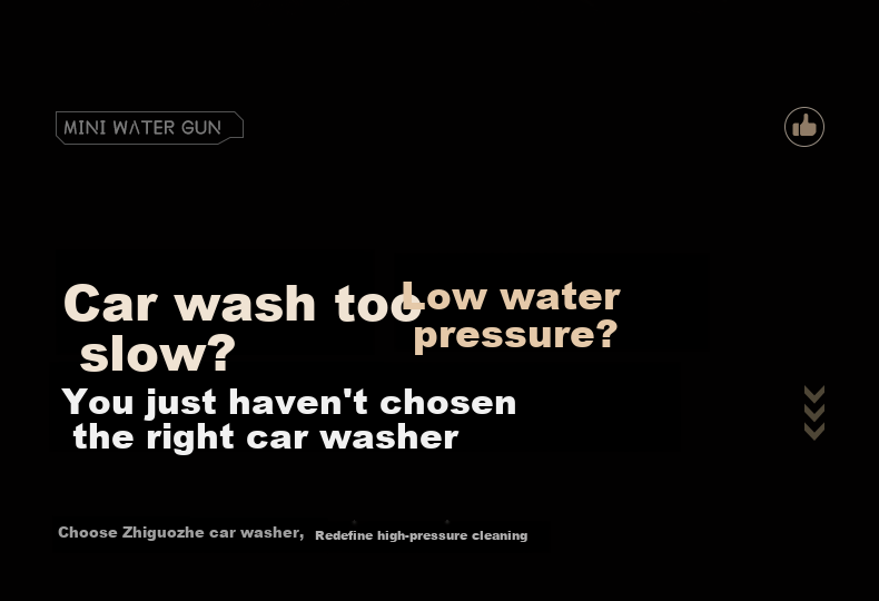 Zhiguozhe Car Wash Machine High-Pressure Home Use Water Gun Powerful Cleaning Spray Wireless Lithium Battery Portable Tool 7