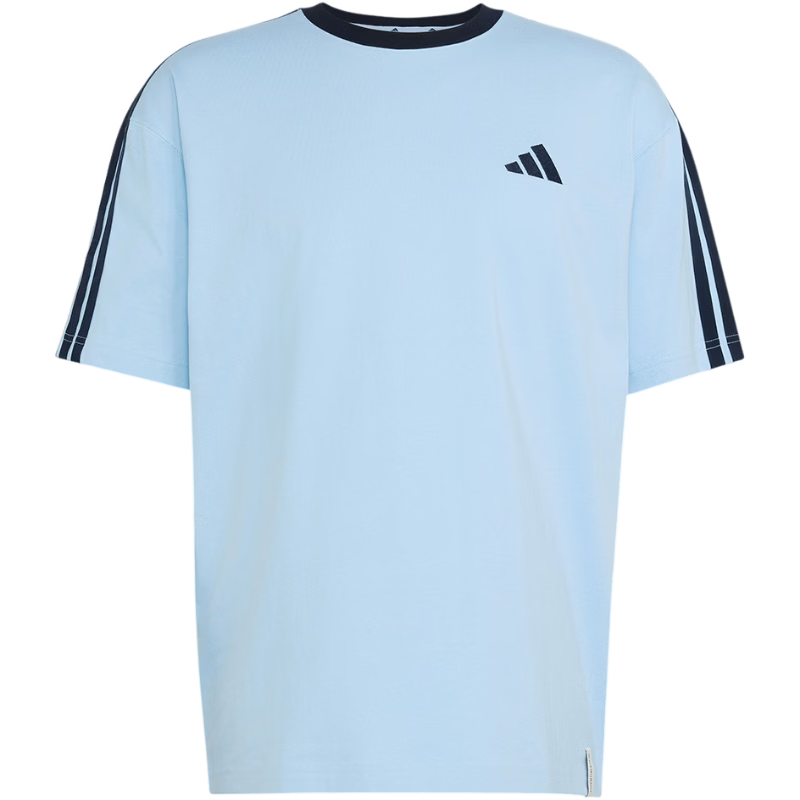 Adidas Men's Sports Style Series ES+ 3S S/S Tee Short Sleeve T-Shirt KU6448 Pink Blue M