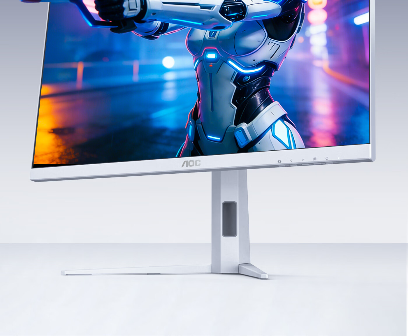 AOC 27-inch 2K 320Hz QD-miniLED Eye-care Circular Polarized + TUV Low Blue Light Flicker-Free HDR1000 Elegant White Gaming Monitor Q27G4SLM/WS 2