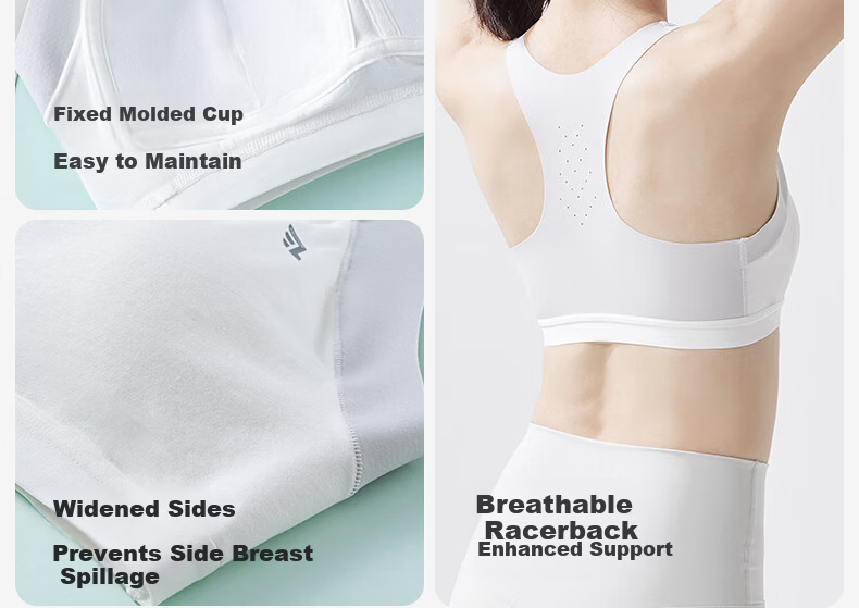Meishianxuan Girls' Sports Shockproof Vest High Elasticity Underwear Cotton Bra for Junior and Senior High School Students 20
