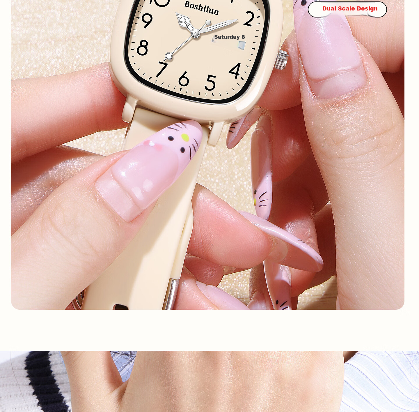 Bausch & Lomb Silent Quartz Exam Watch for Female Middle and High School Students, Time-Only, Gift for Girls 9