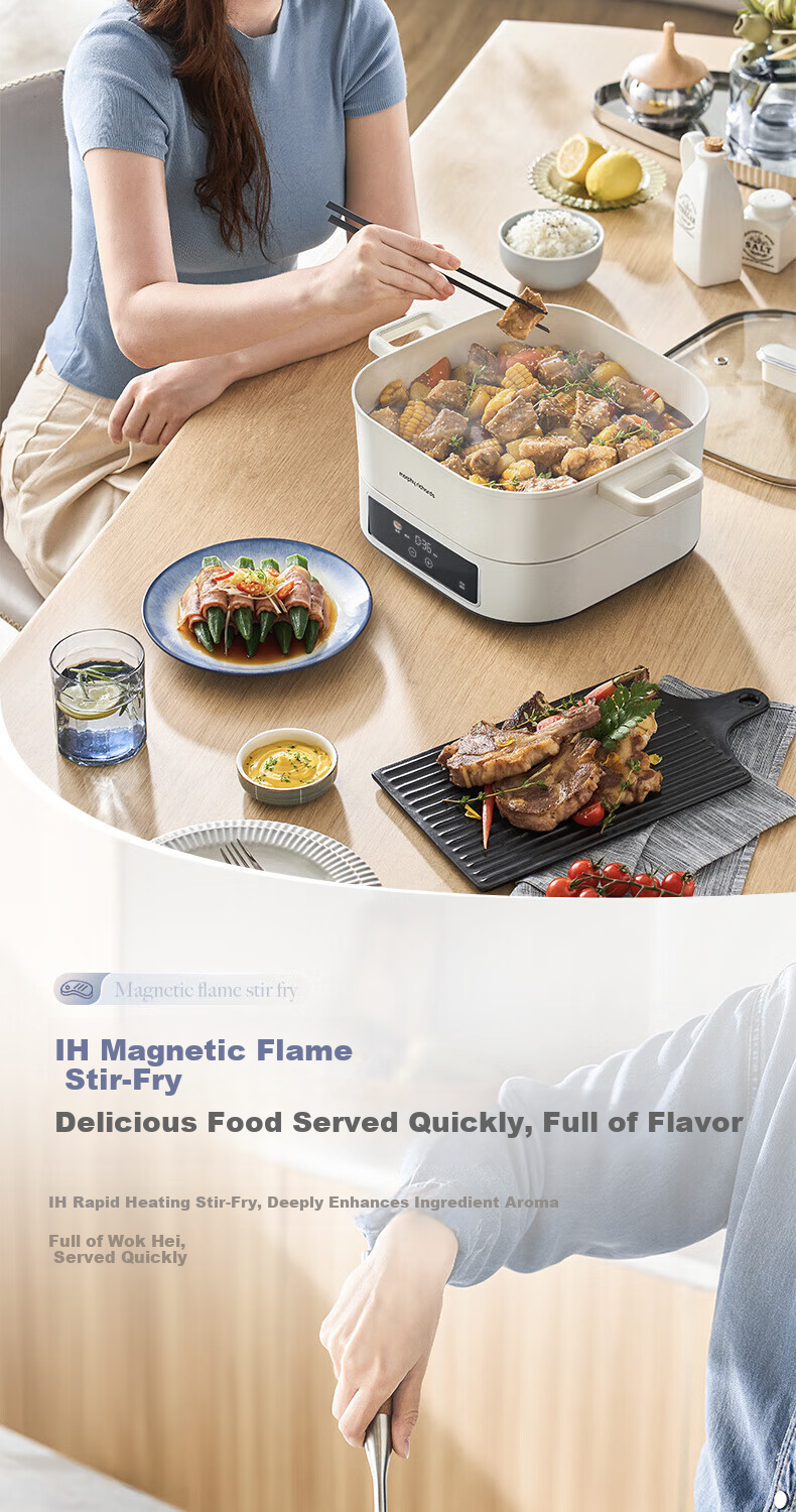 Morphyrichards MR8901 Electric Hot Pot 3-Min Rapid Boil Sauna Hot Pot 2100W 220V 6L Blue Unit 13