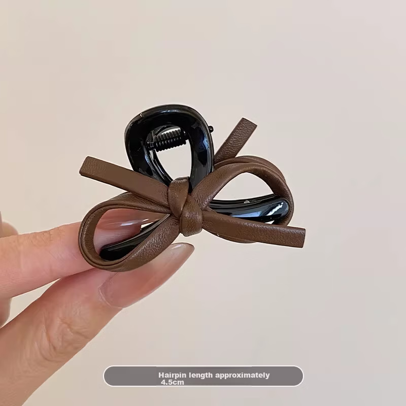 Jinglei Butterfly Bow Half-Up Hair Claw Clip for Women 2026 New Elegant Small Hair Clip Shark Clip for Thin Hair