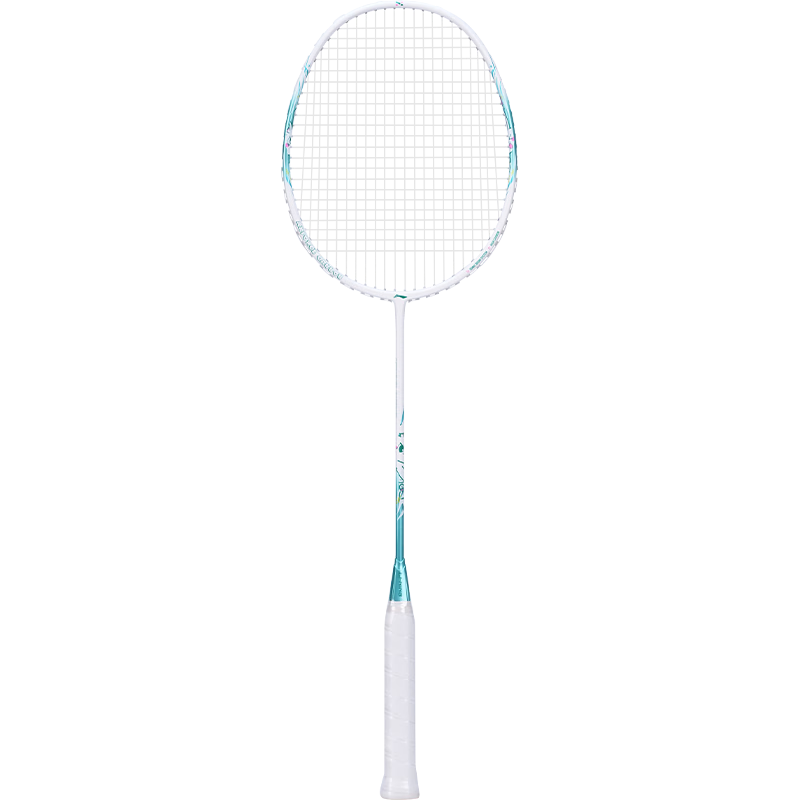 LI-NING Thunder Mini Steel Cannon Ningmeng Rabbit Full Carbon Offensive Ultra-Light High Tension Single Badminton Racket Pink Blue 4U Pre-Strung