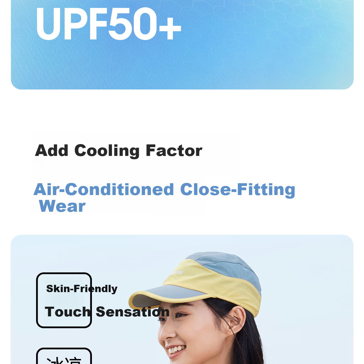Camel Iceberg Sunscreen Jacket Pro Wang Junkai Edition Cooling Waterproof UV Protection Lightweight Skin Jacket M35BK07069 5
