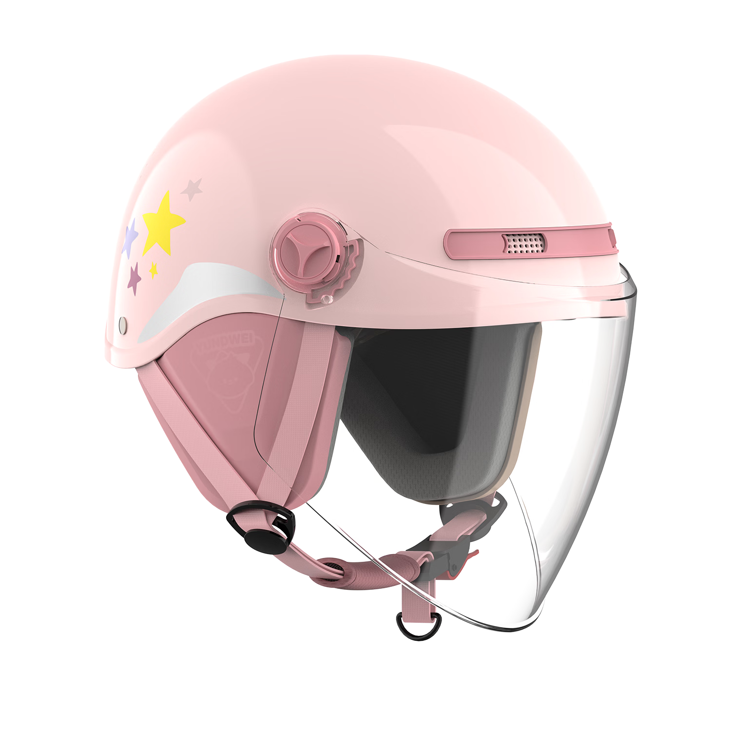 Yundianwei Women's Electric Bicycle Helmet, Large Size for Extra Wide Head Circumference, 3C Certified, Safety Helmet for Electric Scooters, Unisex Motorcycle Half Helmet, All-Season Basic Model, Pink, 5XL Extra Large Size