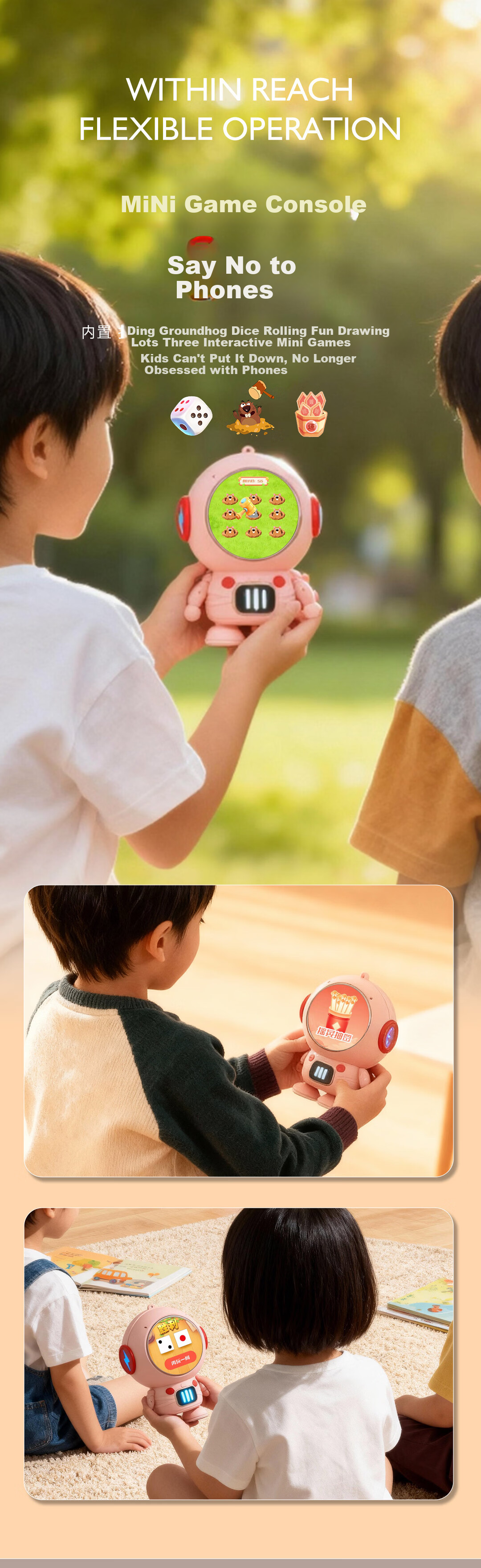 Keyumeng Doubao AI Chat Smart Robot Children's Toy for Boys and Girls Ages 6-12 Birthday Gift Children's Day 3