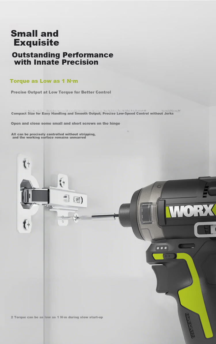 WORX 12V Hydraulic Screwdriver WU138 (2.5AH Dual Battery) Brushless Impact Driver Cordless Electric Screwdriver Drill 7