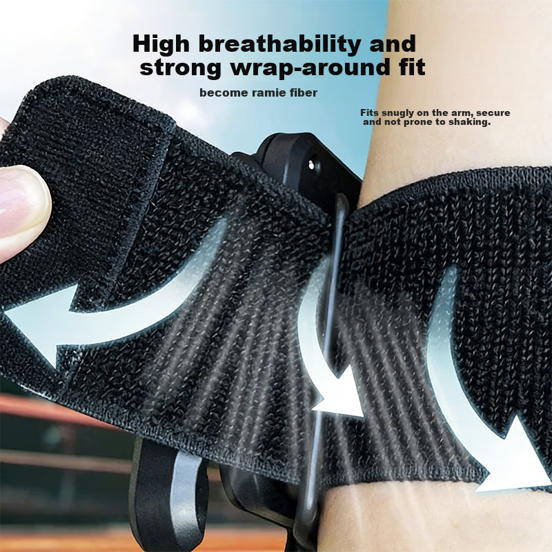 Howtreats Wrist Phone Holder Band for Designated Driving, Running, Sports, Live Streaming, Cycling Navigation Arm Phone Pouch 8