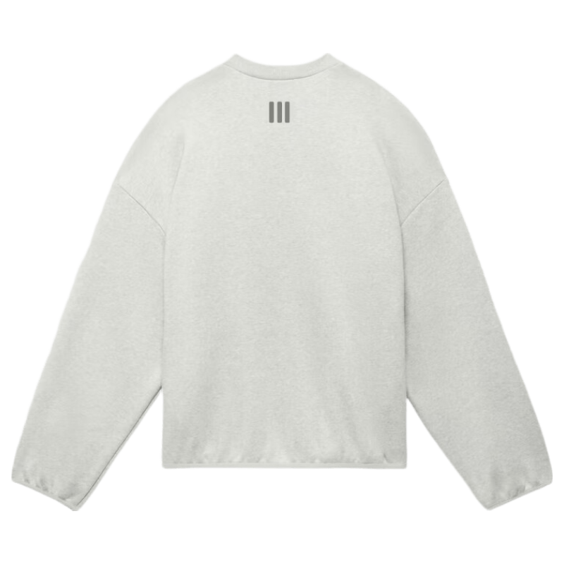 Adidas Unisex Trefoil Series ATHLETICS CREW Sweatshirt JZ7369 Light Grey L