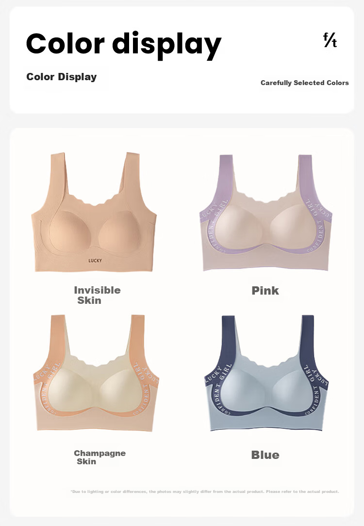 FitonTon 2-Pack Girls' Developmental Underwear Invisible Seamless Vest Sports Bra for Junior High and High School Students Summer 7