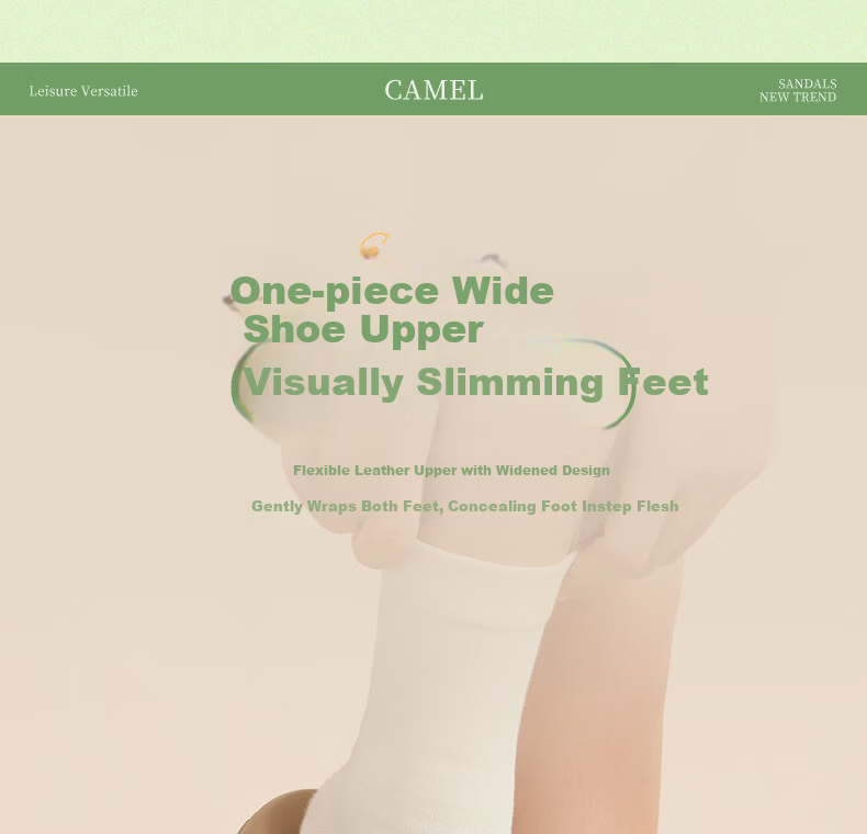 CAMEL Yunfeng Casual Lightweight Breathable Comfortable Versatile Beach Sandals Women L26M504020 Pink Size 37 6
