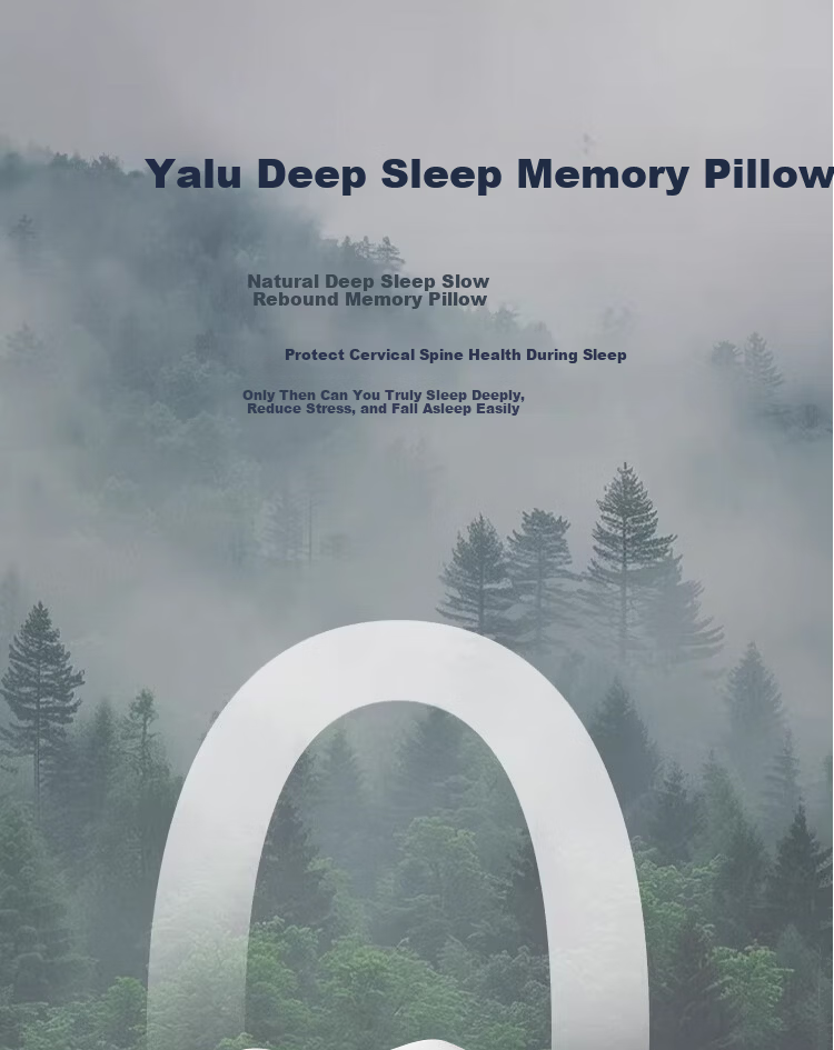 Yalu Deep Sleep Memory Foam Pillow Zero Pressure Slow Rebound Neck Support Sleep Aid Adult White 35*55cm 1