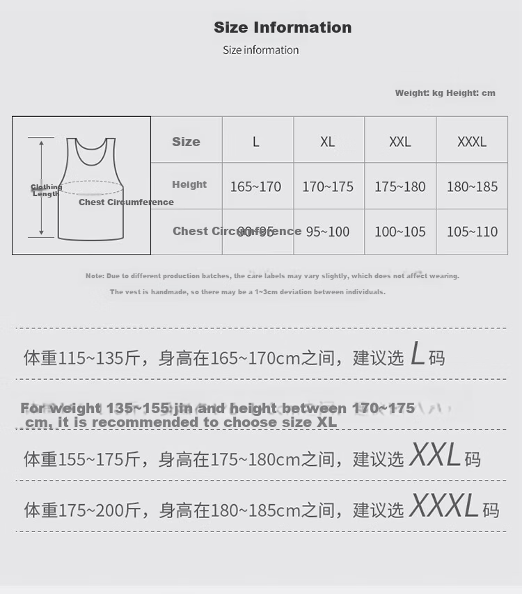 Langsha 3-Pack Men's Cotton Vests Summer Plus Size Sweat-Absorbing Undershirts for Middle-Aged and Elderly 6