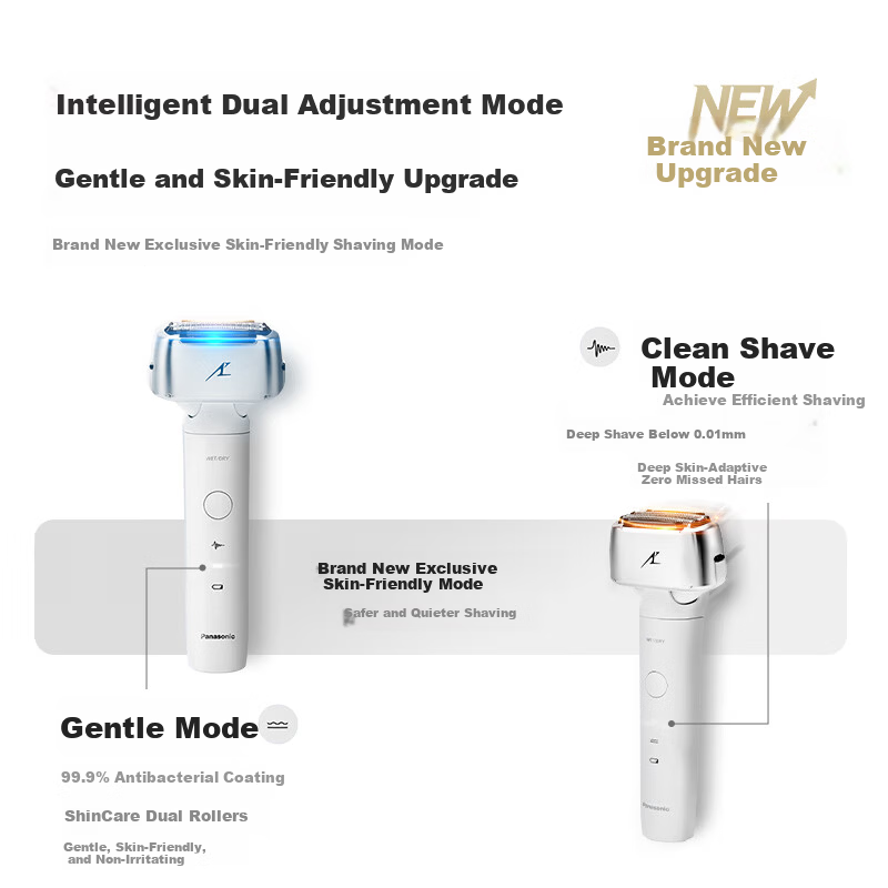 Panasonic New Little Hammer 4.0 Electric Shaver Reciprocating Smooth Dual Roller Skin-Friendly Portable Razor LM37 White 2026 New Model Gift for Boyfriend Birthday Price Guarantee 618