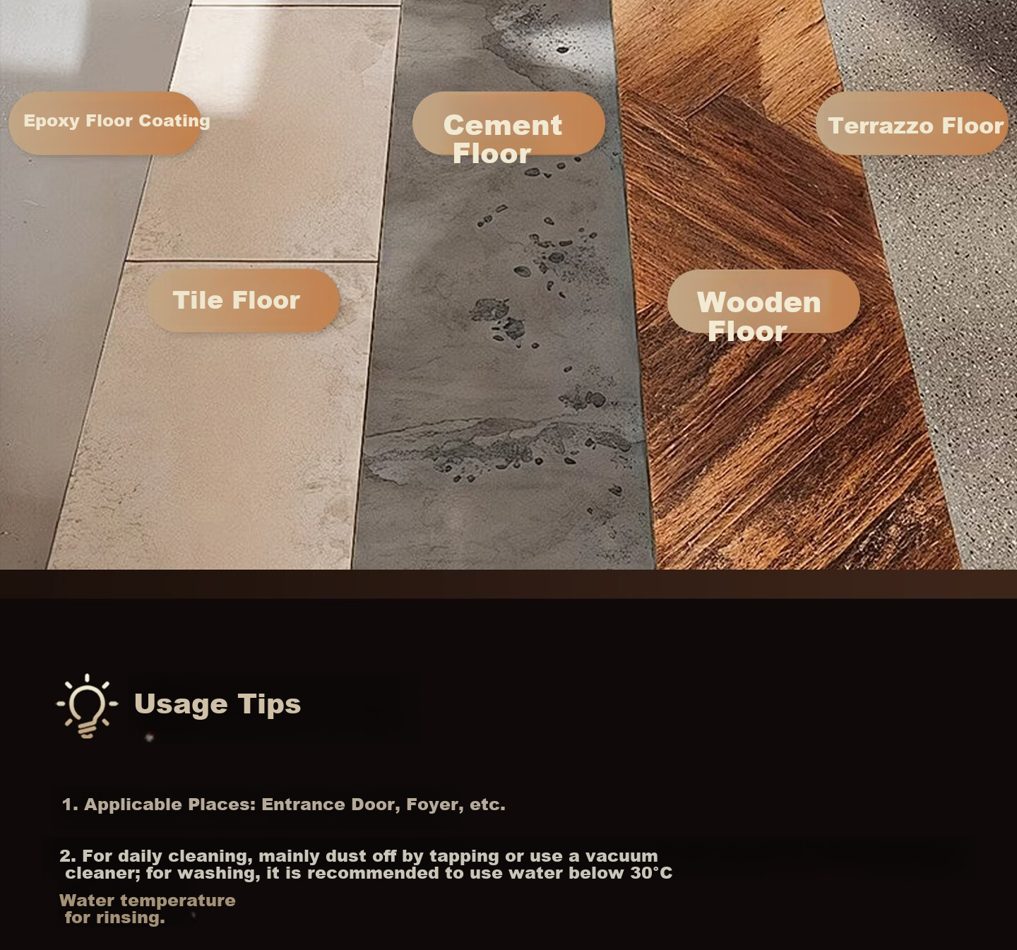 Fengliang Premium Entrance Door Mat Non-Slip High-End Customizable Floor Rug 16