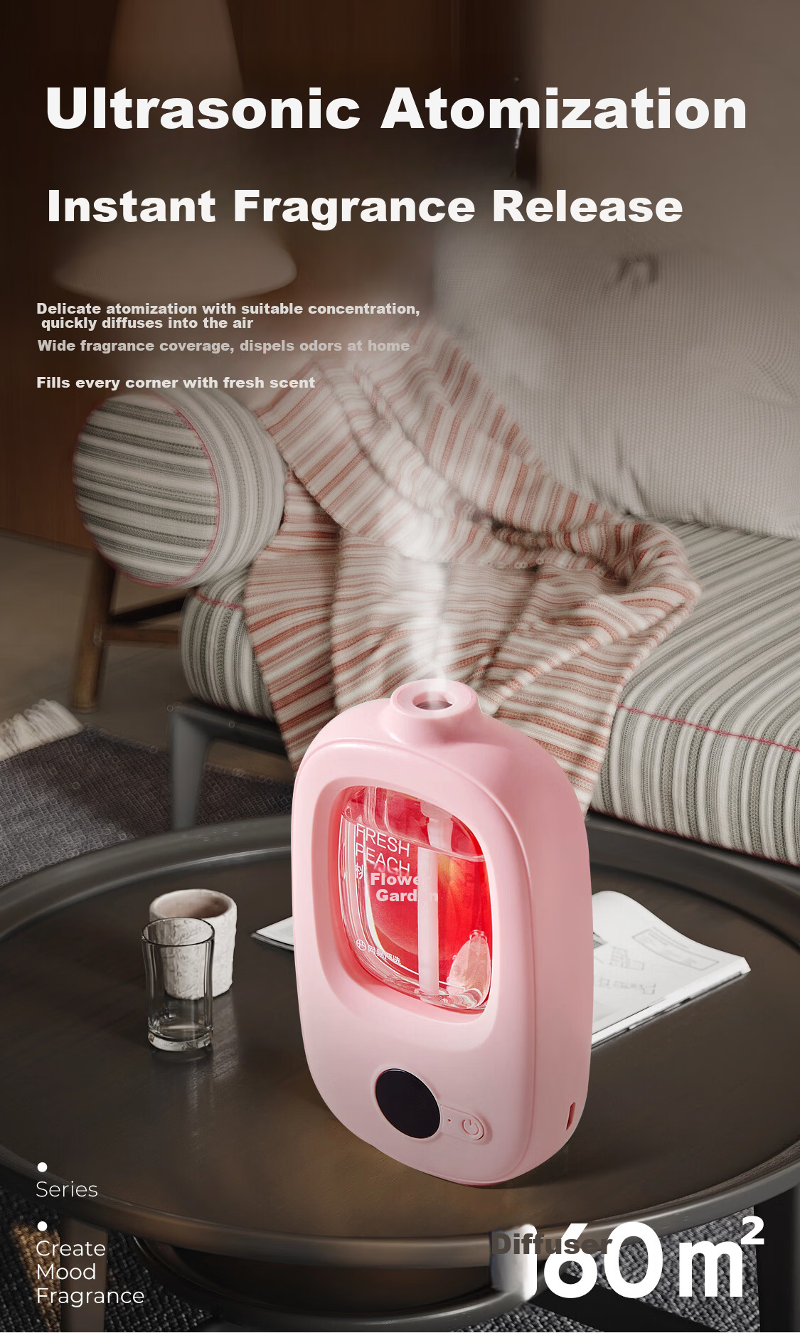 NetEase Yanxuan Pro Star Selection Home Indoor Aroma Diffuser Air Freshener Automatic Spray Osmanthus Essential Oil*1 9