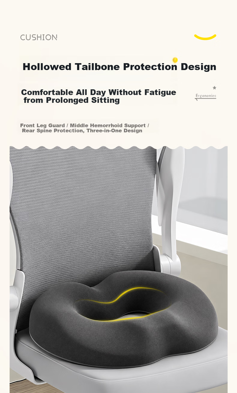 Zhiguozhe Hemorrhoid Cushion Hollow Post-Anal Fistula Surgery Special Perianal Abscess Coccyx Decompression Long Sitting Pain Relief Anti-Bedsore Cushion 7