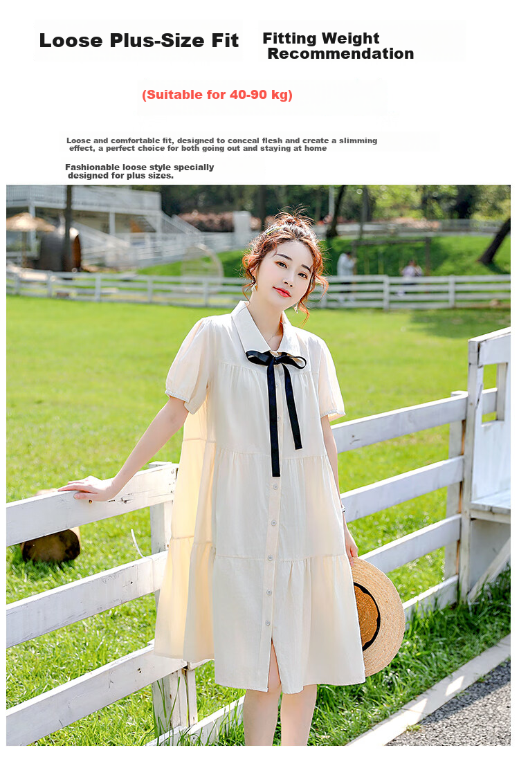 JOYNCLEON Maternity Summer Nursing Dress Short Sleeve Loose Long Dress Apricot M Jly156791 2