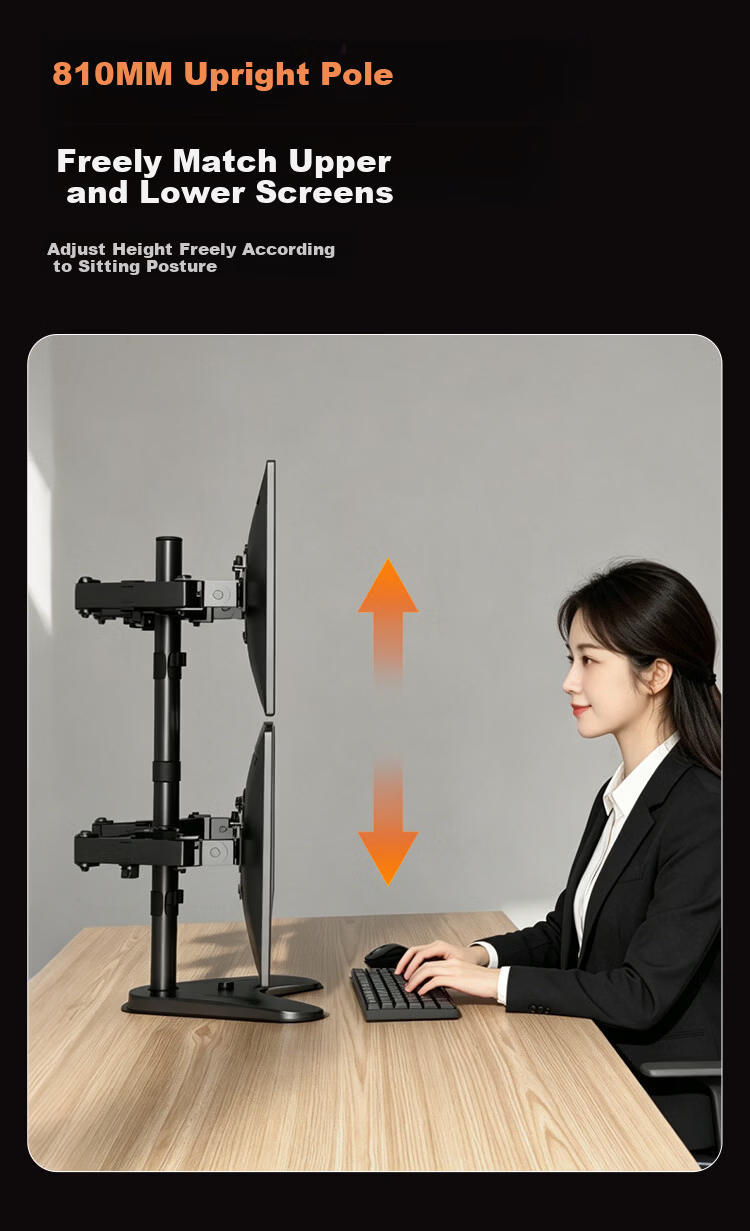 LUCKPRO Laptop Stand Tray Laptop Stand Accessories Monitor Stand Accessories Monitor Arm Accessories Riser Accessories 4