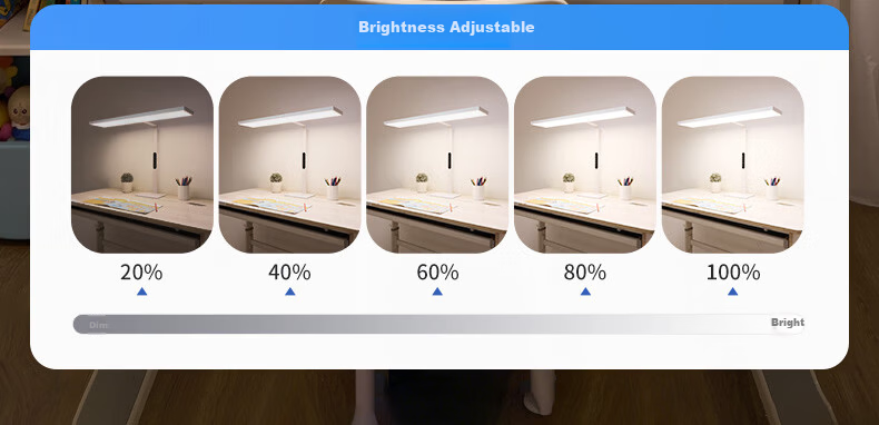 Coolfire Eye Protection Desk Lamp Student Study Lamp Large Desk Lamp Blue Light Blocking Children's Writing Study Table Lamp 13