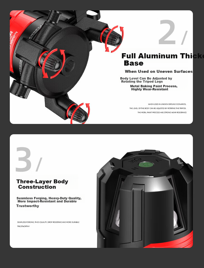 DELIXI ELECTRIC 5-Line Infrared Level High-Precision Strong Light Auto-Leveling Laser Fine Line Daytime Use 17