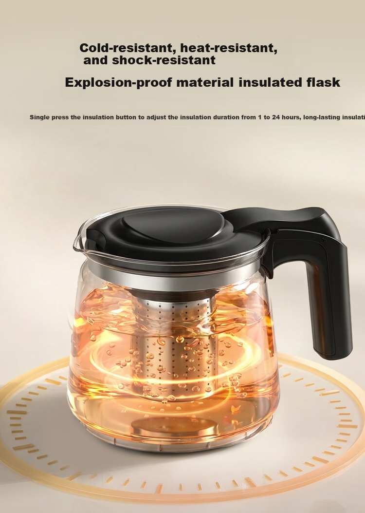 TRULIVA Tea Bar Machine Living Room Home Water Dispenser Multifunctional Hot and Cold Intelligent Tea Bar Cabinet Bottom-Load Water Bucket Fully Automatic Vertical Kettle Tea Maker National Subsidy YT 14