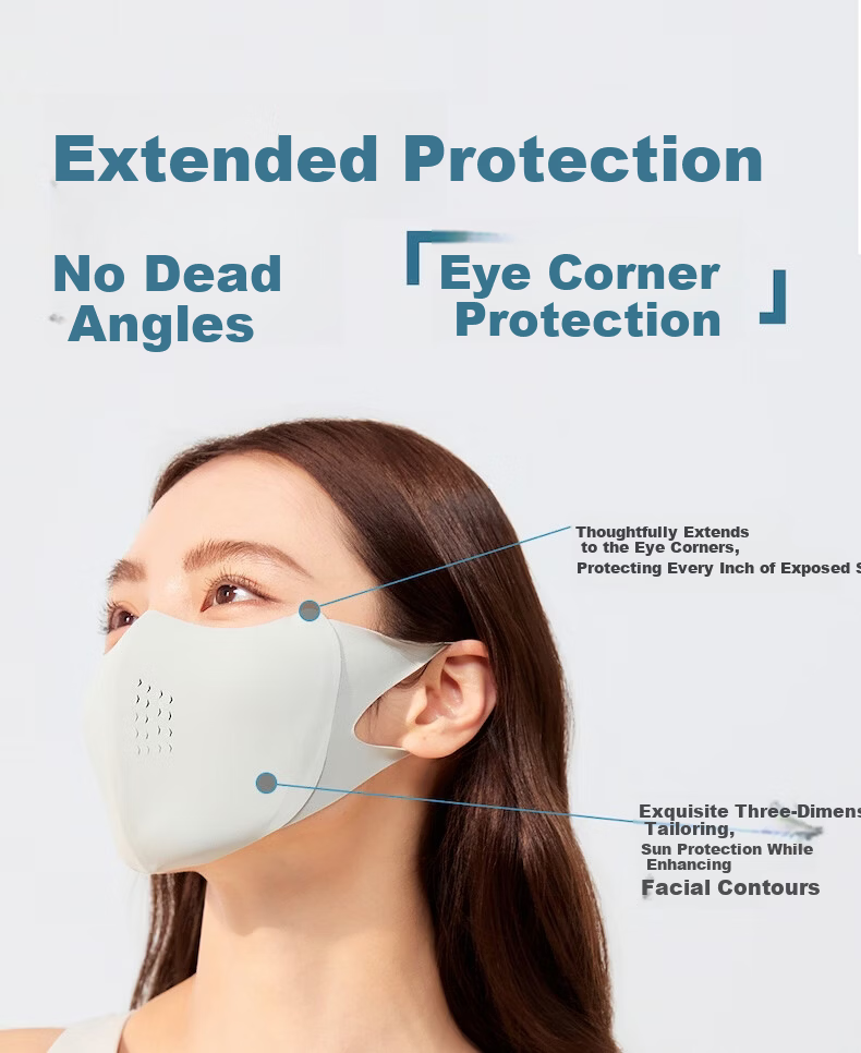 VVC Sunscreen Mask for Women UV Protection Summer Lightweight Breathable Cooling Sunshade Mask Cherry Blossom Pink 8