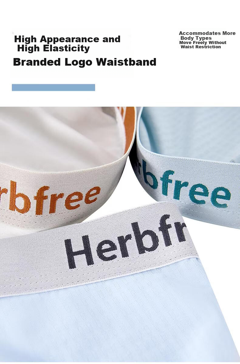Herbal Original Color Lyocell Mulberry Silk Growth Period Youth "Glacier Underwear" 10A Antibacterial Moisture-Wicking Breathable Quick-Dry Summer 14