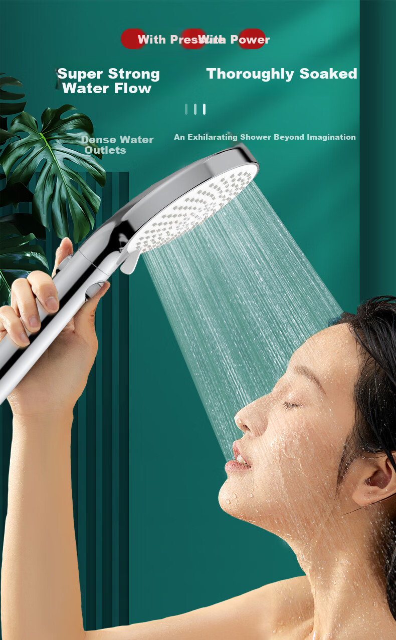 ARROW HS Handheld Shower Head Multi-Function High-Pressure Shower Sprayer Bathroom Shower Head 9