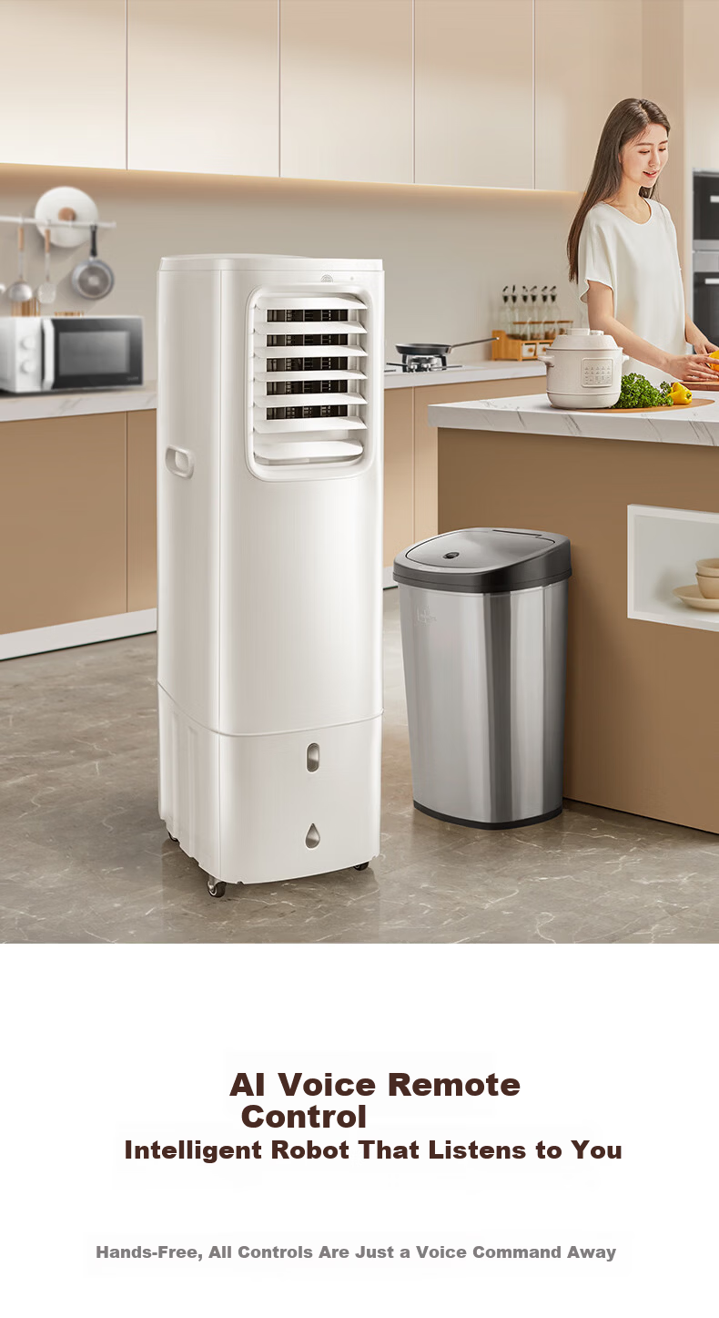 Bailang Kitchen Air Cooler Single Cold Integrated Portable Air Conditioner Ductless No Installation No Outdoor Unit Floor Standing Kitchen Air Conditioner for Home Living Room Balcony 16