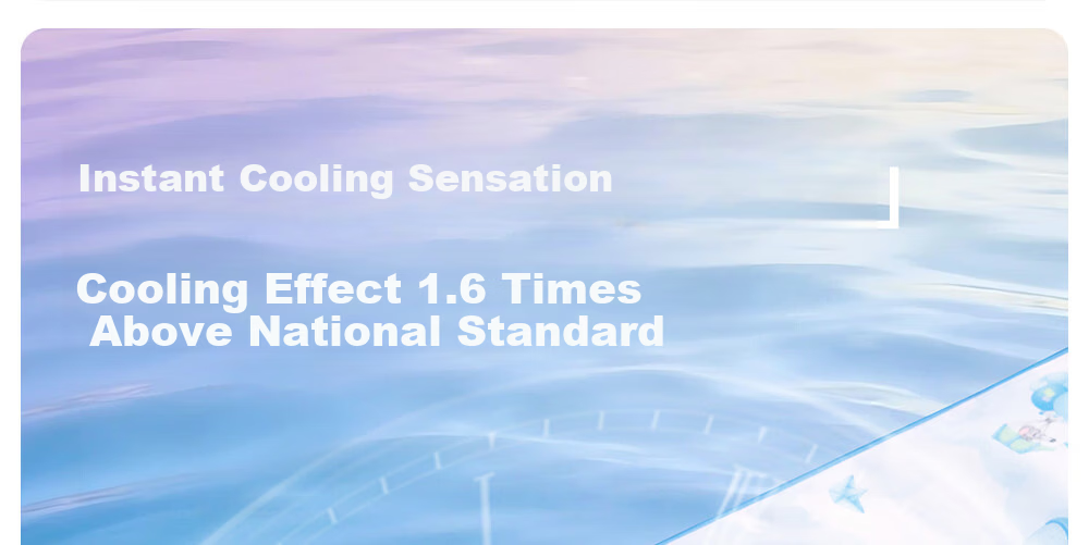 Beitais Baby Cooling Mat Breathable Ice Silk Mattress for Toddler Kindergarten Nap Bed Cloud Whale Fantasy 100*56cm 7