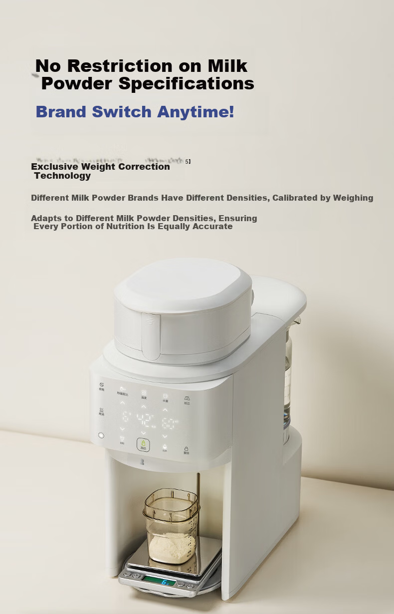 Little White Bear Fully Automatic Milk Frother with Glass Pot Beethoven M2+ Milk Shaker and Warmer Octopus R1 Combo 8