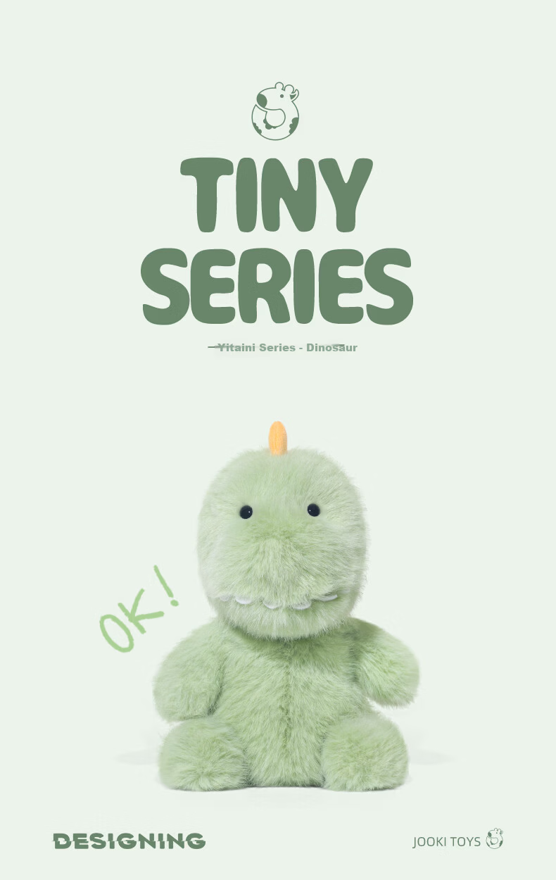 Zhuoqu Tiny Dinosaur Plush Toy Cute Doll Sleeping Pillow Companion Doll Children's Day Gift for Girls 1