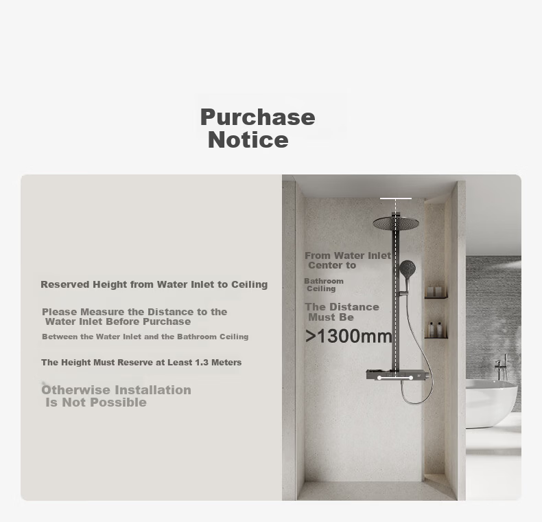 KOHLER Smart Shower Set Rain God 2.0 Thermostatic Shower SH30E Shower Head Home Edition Shadow Gray 14