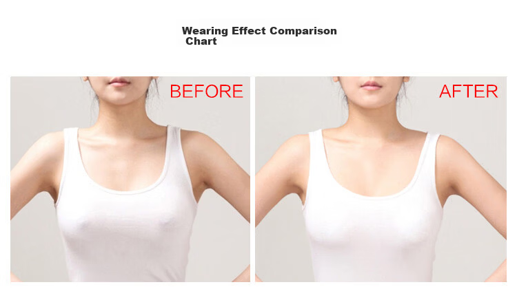 Caramella Disposable Silk Satin Ultra-Thin Invisible Breathable Adhesive Nipple Covers for Women Summer Strapless Bra Pads 11