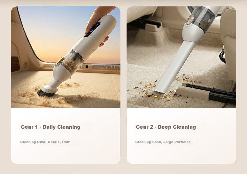 Deerma XC02 Handheld Wireless Car Vacuum Cleaner Cordless High Suction Blower and Vacuum for Home Desktop Window Sill Pet Dust Removal 14