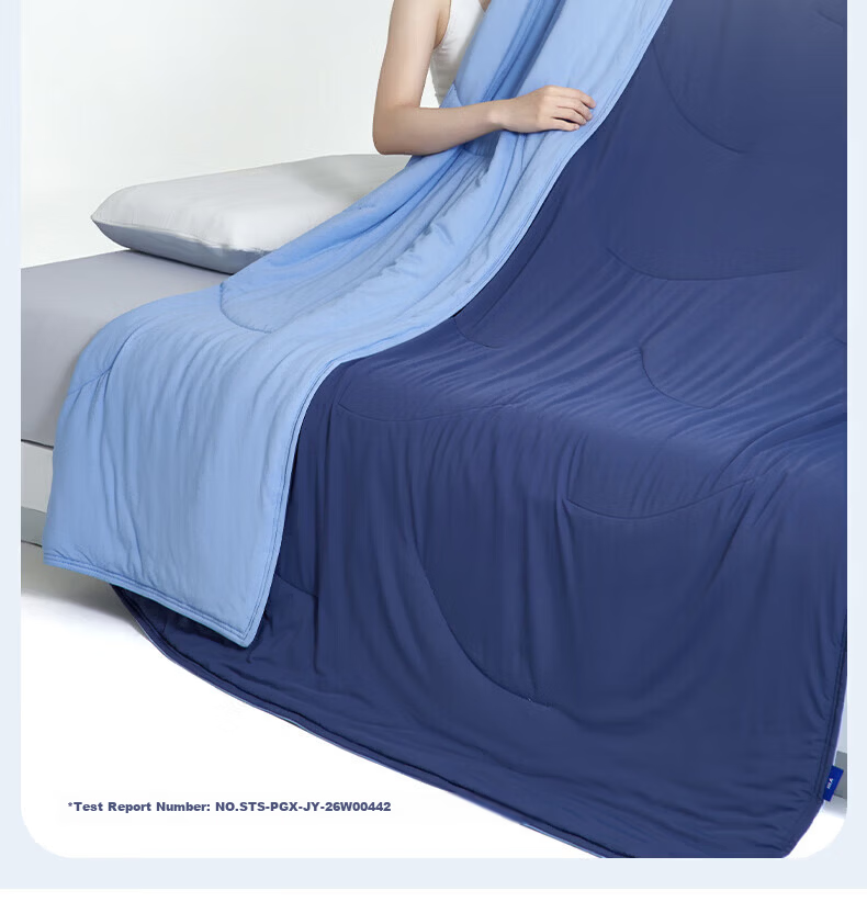 Jingyan Summer Cooling Quilt Air Conditioning Blanket Ice Silk Cooling Summer Single Double Thin Quilt Core Class A Suitable for Sleeping Naked 1.5x2m 11