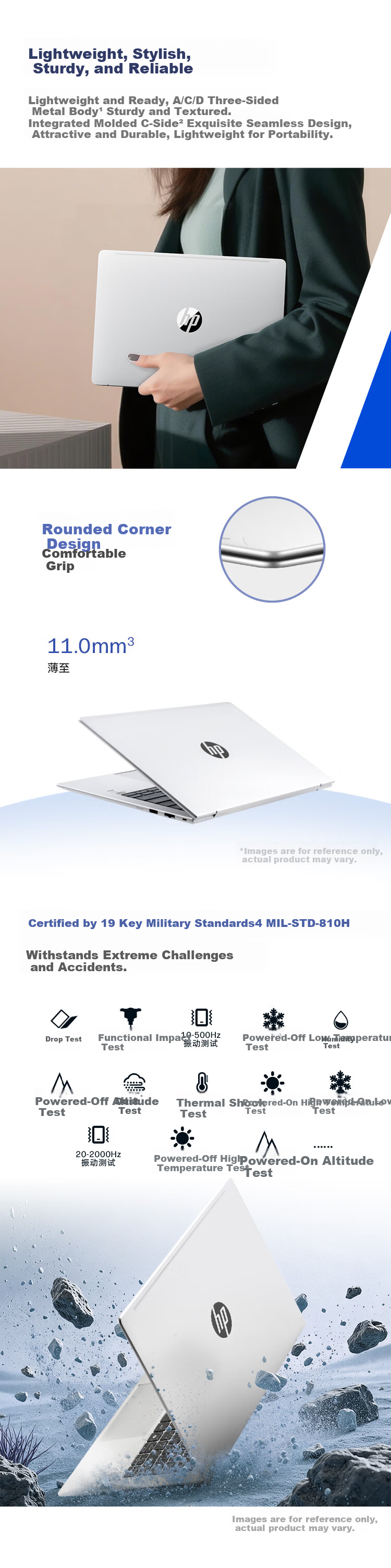 HP Zhan66 14-inch 2026 Lightweight Office Laptop Core Ultra7 256V 16GB 512GB SSD HD Eye Protection Screen 1-Year Onsite Service Military Standard Certified 2
