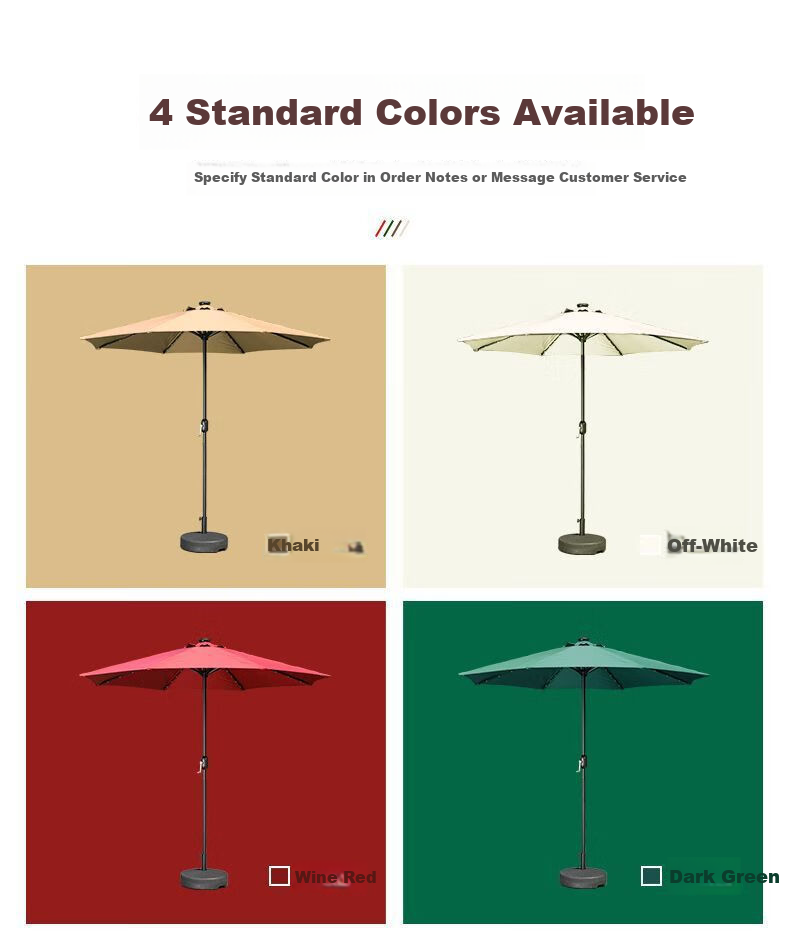 Qiu Chen Outdoor Sunshade Umbrella Camping Patio Market Outdoor Large Sun Umbrella Center Pole Umbrella Popular Garden Folding Shop Umbrella 14