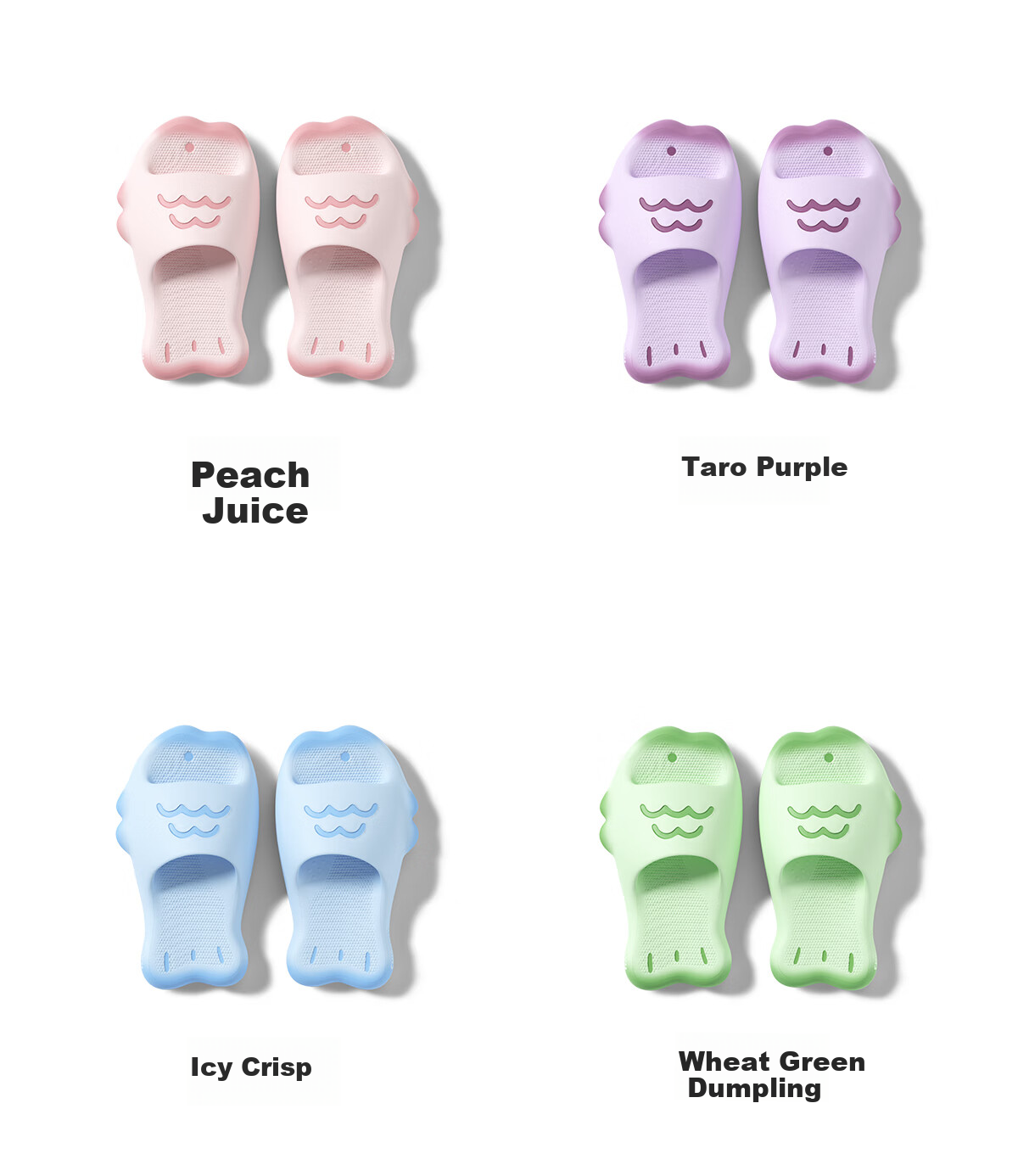 Chikoku Cute Taiyaki Slippers Women Home Thick Sole Non-Slip Slide Sandals Couples Outdoor Summer Slippers Men 31
