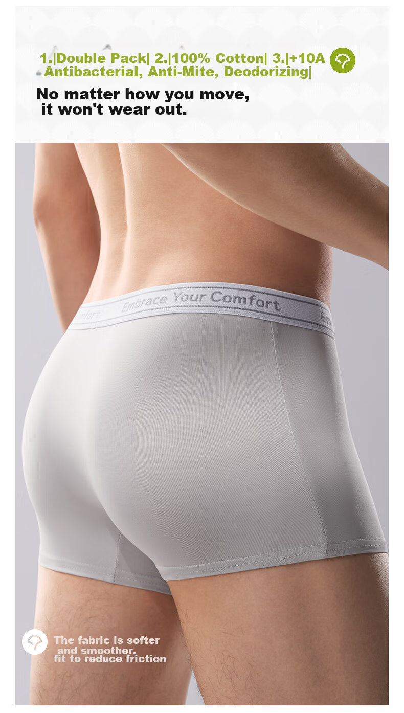 October Crystal Tang Qian Disposable Men's Underwear 10A Antibacterial Lightweight Breathable 8-Pack 2XL 6