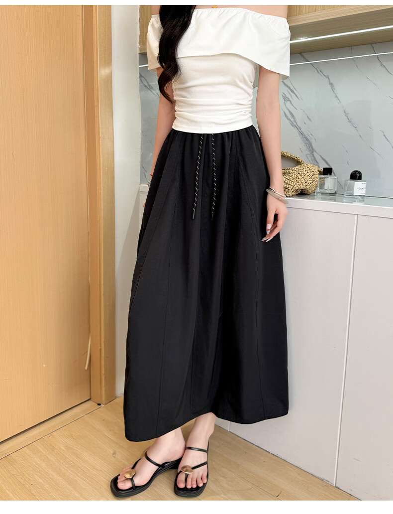 Xueqiman Yamamoto Workwear Women's Skirt 2026 Summer New Lightweight Quick-Dry Ice Silk Casual Skirt 21