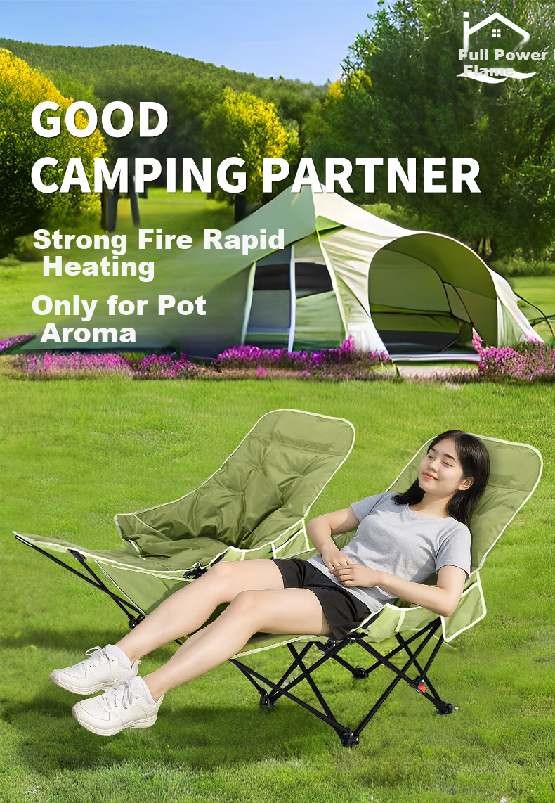Hakkai Bird Folding Chair Outdoor Recliner Nap Moon Chair Office Lazy Nap Portable Beach Camping 1