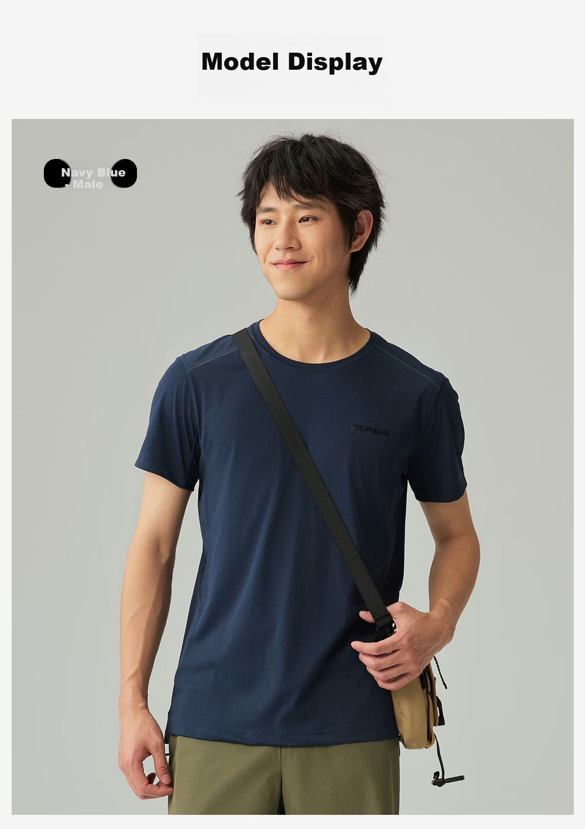 TOREAD Mall Same Style Quick-Dry Short Sleeve T-Shirt Couple Functional Breathable Stretch Crew Neck Sports Hiking Shirt TAJJAN81025 6