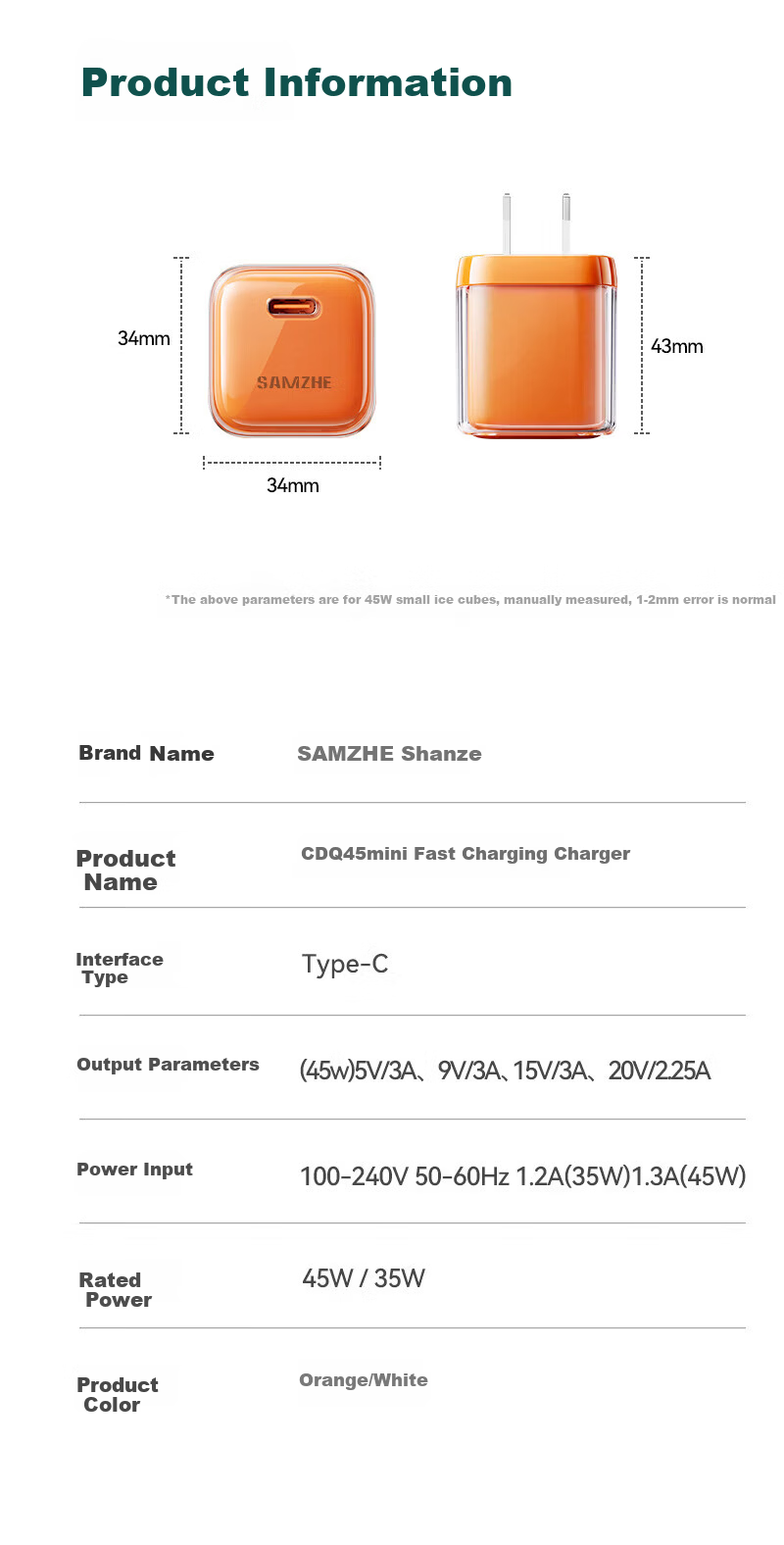 Sanze Apple Charger 45W Charging Head Set Type-C One-to-Three Cable Compatible with iPhone 17 Pro Max/16/15/iPad GaN Fast Charger PD 40/30W 14
