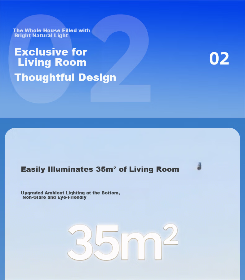 Dell Modern Minimalist Ceiling Light Ultra-Bright LED Eye-Care Living Room Bedroom Dining Lamp Zhongshan Lighting 16