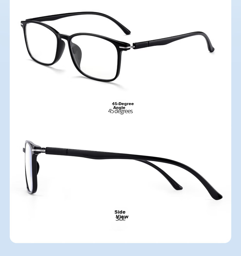 BoshiZhe Reading Glasses for Men and Women JD Self-operated Official Genuine 8013 Coated Black +4.00 Diopter 17