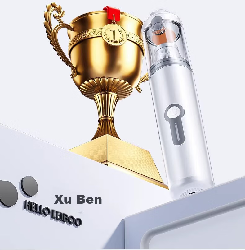 HELLOLEIBOO 2026 New Car Vacuum Cleaner Wireless Handheld Strong Suction for Car and Home 4