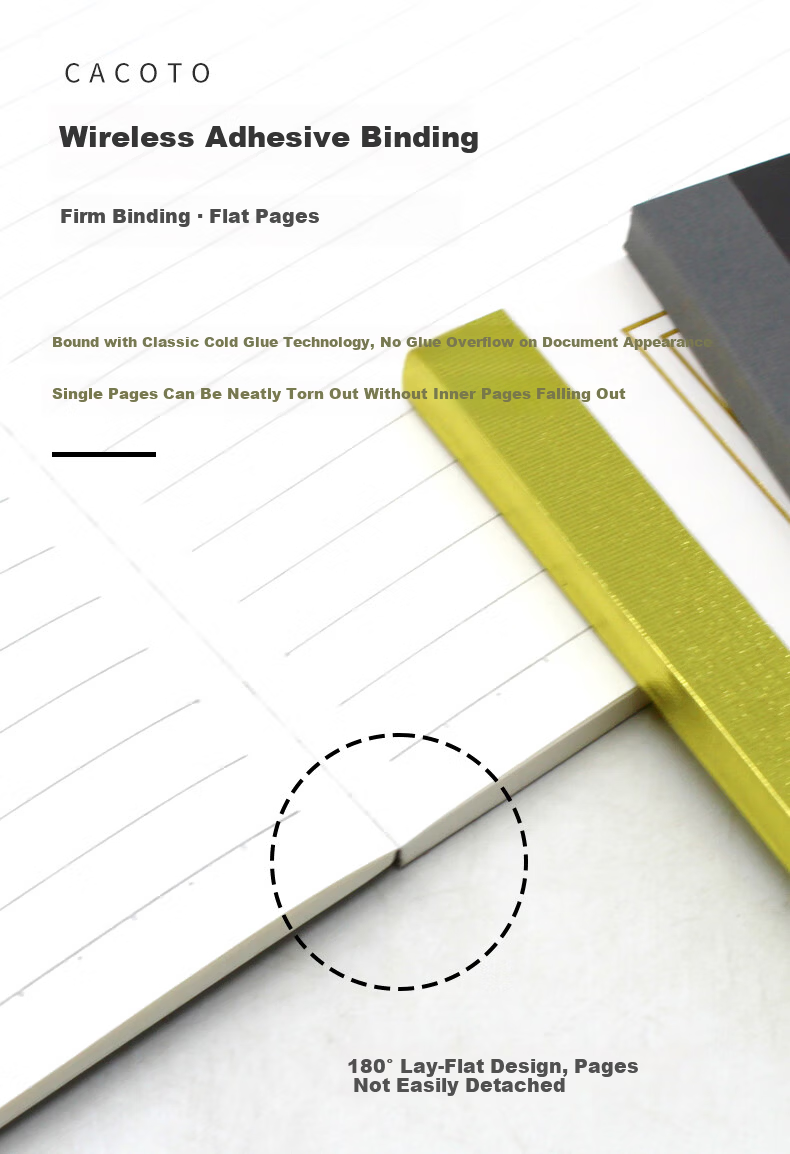 PLUS PLUS Notebook Business Office Minimalist Ins Style Horizontal Line Softcover B5 (Tarot Card B) Student Homework Journal Wirebound 3